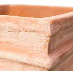 H49cm Terracotta Tapered Cube Planter -Outdoor PLANTERS Shop PP3974 add image 4 0850