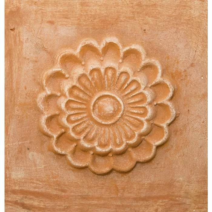 Terracotta Troughs With Detail - Mixed Set of 2 - 54/80cm 4 Terracotta Troughs With Detail - Mixed Set of 2 - 54/80cm - Image 4