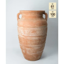 H100cm Terracotta Athenaian Vase Shape Planter -Outdoor PLANTERS Shop PP3981 main image d0bb