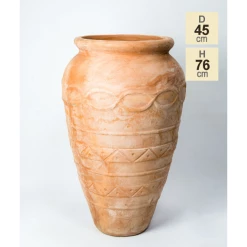H76cm Terracotta Tall Vase Planter 15 H76cm Terracotta Tall Vase Planter -Outdoor PLANTERS Shop PP3987 main image 6e05