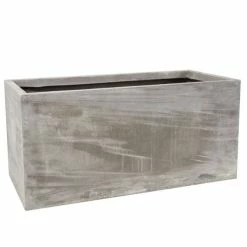 80cm Fibrecotta Large Cement Trough Planter