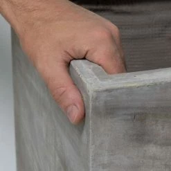 80cm Fibrecotta Large Cement Trough Planter -Outdoor PLANTERS Shop PP4040L add image 4 5f2c