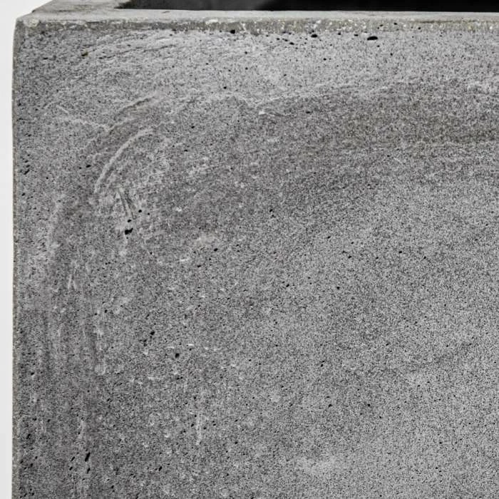 50cm Fibrecotta XL Cement Finish Cube Planter 4 50cm Fibrecotta XL Cement Finish Cube Planter - Image 4