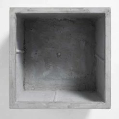 50cm Fibrecotta XL Cement Finish Cube Planter 12 50cm Fibrecotta XL Cement Finish Cube Planter -Outdoor PLANTERS Shop PP4041XL add image 5 9cfe