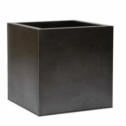 50cm Cube Zinc Silver & Black Textured Dipped Galvanised Planter 9 50cm Cube Zinc Silver & Black Textured Dipped Galvanised Planter -Outdoor PLANTERS Shop PP40766 feed image 3596