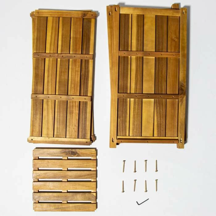 85cm Tall Cube Wooden Planter 4 85cm Tall Cube Wooden Planter - Image 4