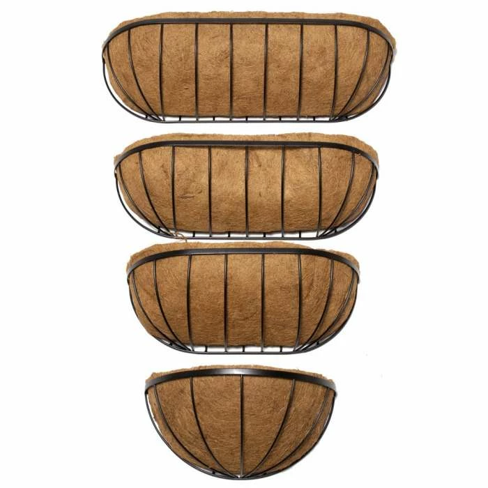 51cm Wire Wall Basket with Coco Liner 3 51cm Wire Wall Basket with Coco Liner - Image 3