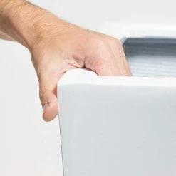 90cm White Gloss Polystone Tall Flared Planter 8 90cm White Gloss Polystone Tall Flared Planter -Outdoor PLANTERS Shop PP40880 add image 2 a530