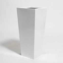 75cm White Gloss Polystone Tall Flared Planter 6 75cm White Gloss Polystone Tall Flared Planter -Outdoor PLANTERS Shop PP40885 add image 1 5d18