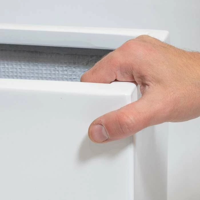 150cm White Gloss Polystone Low Trough Planter 2 150cm White Gloss Polystone Low Trough Planter - Image 2