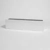 120cm White Gloss Polystone Low Trough Planter