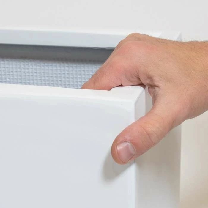 120cm White Gloss Polystone Low Trough Planter 2 120cm White Gloss Polystone Low Trough Planter - Image 2