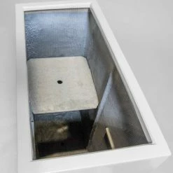 100cm White Gloss Polystone High Trough Planter 7 100cm White Gloss Polystone High Trough Planter -Outdoor PLANTERS Shop PP40985 add image 2 e881