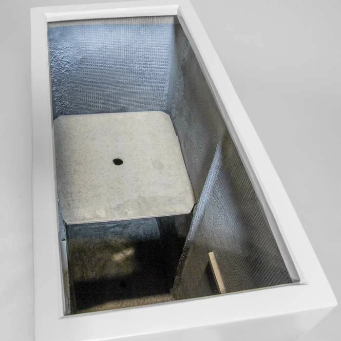 100cm White Gloss Polystone High Trough Planter 4 100cm White Gloss Polystone High Trough Planter - Image 4