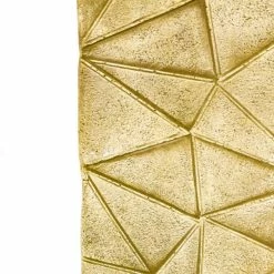 90cm Polystone Embossed Geometric Sandy Brown Trough Planter - By Primrose™ -Outdoor PLANTERS Shop PP4739 add image 3 dda0