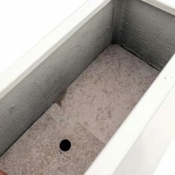 H72cm Large Stone Composite Tall Trough Planter in White 5 H72cm Large Stone Composite Tall Trough Planter in White -Outdoor PLANTERS Shop PP5023WPL add image 2 4ccf