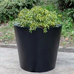 H97cm Jumbo Classic Polystone Planter in Black -Outdoor PLANTERS Shop PP5024BJ add image 1 9075