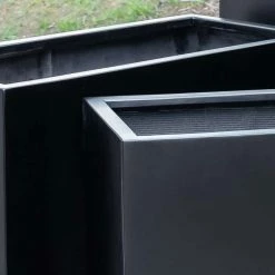 1.2m XL Stone Composite Trough Planter in Black -Outdoor PLANTERS Shop PP5025BXL add image 4 fc5a