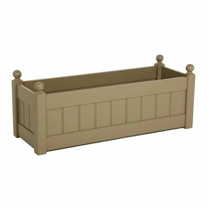 W86cm Classic Trough Planter in Nutmeg 1 W86cm Classic Trough Planter in Nutmeg