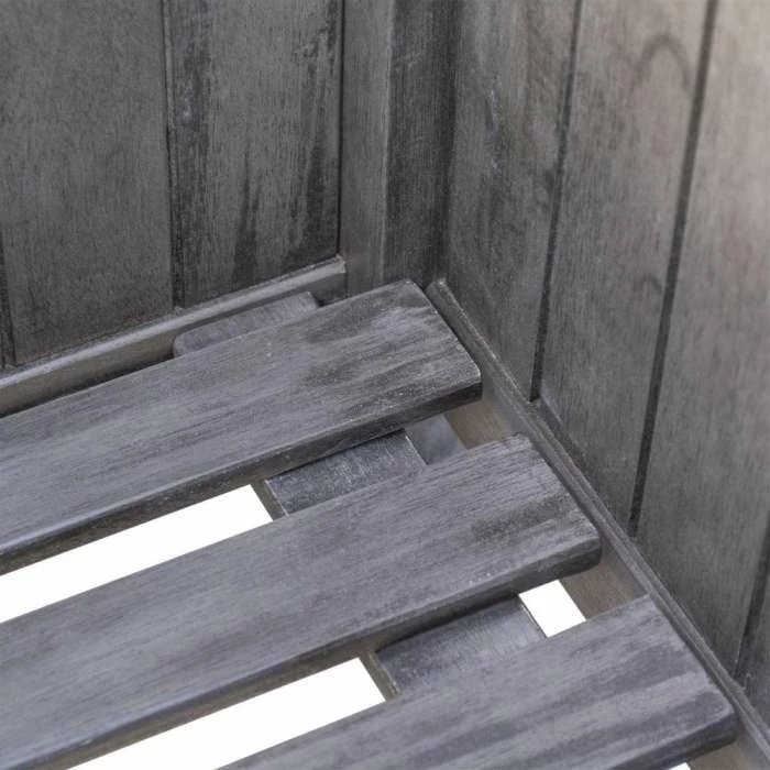 48.5cm Alderley Grey Square Hardwood Planter Planter by Rowlinson® 5 48.5cm Alderley Grey Square Hardwood Planter Planter by Rowlinson® - Image 5