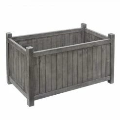 80cm Alderley Grey Rectangular Hardwood Planter by Rowlinson® 8 80cm Alderley Grey Rectangular Hardwood Planter by Rowlinson® -Outdoor PLANTERS Shop PP6086 add image 1 871d