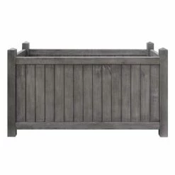 80cm Alderley Grey Rectangular Hardwood Planter by Rowlinson® 9 80cm Alderley Grey Rectangular Hardwood Planter by Rowlinson® -Outdoor PLANTERS Shop PP6086 add image 2 3a37