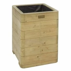 57cm Marberry Tall Hardwood Planter by Rowlinson® -Outdoor PLANTERS Shop PP6088 add image 1 bfde