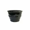 H45cm Fibreglass Ribbed Tree Planter in Matt Finish - Poppy Red