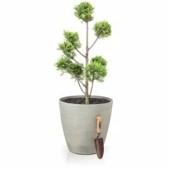 H41cm Cortina Stone Cone Planter - By Primrose™ 8 H41cm Cortina Stone Cone Planter - By Primrose™ -Outdoor PLANTERS Shop PP7776 add image 3 b20c