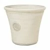 H44.5cm Smokey Cream Round Tuscan Planter - By Primrose™