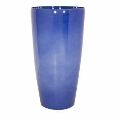 H75cm Pacific Blue Cylinder Planter - By Primrose™