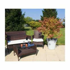 56cm Tuscan Round Planter in White with Grey 15 56cm Tuscan Round Planter in White with Grey -Outdoor PLANTERS Shop PP7854 add image 3 b38c