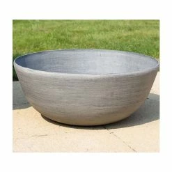 55cm Cortina Stone Bowl Planter - By Primrose™ -Outdoor PLANTERS Shop PP7856 add image 1 4021 deb3
