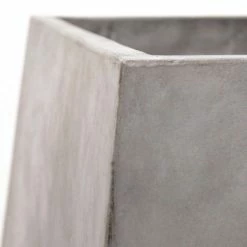 65cm Oslo Rounded Base Concrete Square Planter -Outdoor PLANTERS Shop PP7958 add image 3 a1b1