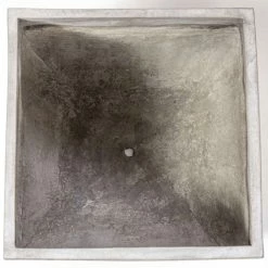 65cm Oslo Rounded Base Concrete Square Planter