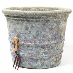 54cm Tavolino Patina Ceramic Flared Planter - Large -Outdoor PLANTERS Shop PP7978 add image 3 6dab