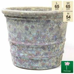 54cm Tavolino Patina Ceramic Flared Planter - Large