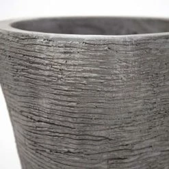 50cm Stackable Scrape Texture Concrete Flared Planter - Small -Outdoor PLANTERS Shop PP7981 add image 3 0b3d