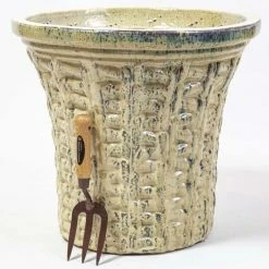 46cm Manchester Weave Effect Ceramic Urn Planter -Outdoor PLANTERS Shop PP7999 add image 2 50ae