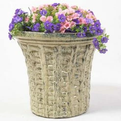46cm Manchester Weave Effect Ceramic Urn Planter -Outdoor PLANTERS Shop PP7999 add image 3 4729