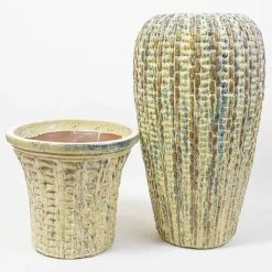 46cm Manchester Weave Effect Ceramic Urn Planter -Outdoor PLANTERS Shop PP7999 add image 5 7373