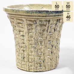 46cm Manchester Weave Effect Ceramic Urn Planter -Outdoor PLANTERS Shop PP7999 main image f98f