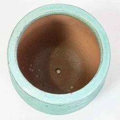 50cm Glazed Blue Ceramic Planter -Outdoor PLANTERS Shop PP8000 add image 3 0bf2