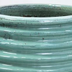 50cm Glazed Blue Ceramic Planter -Outdoor PLANTERS Shop PP8000 add image 4 d19a