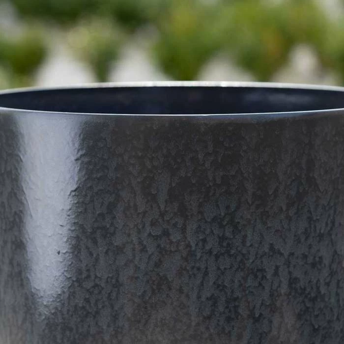 53cm Tall Round Planter in Grey 3 53cm Tall Round Planter in Grey - Image 3