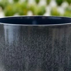 43cm Tall Round Planter in Grey -Outdoor PLANTERS Shop PP80GRYM 2 5a5b
