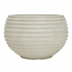 41cm Round Planter Pot in Beige