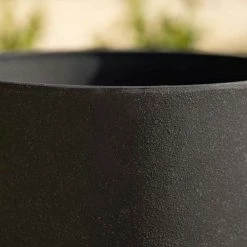 35cm Cylinder Planter in Black 12 35cm Cylinder Planter in Black -Outdoor PLANTERS Shop PP83BLKM 4 7808