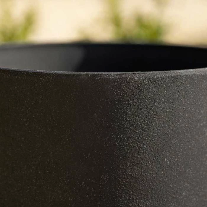 35cm Cylinder Planter in Black 6 35cm Cylinder Planter in Black - Image 6