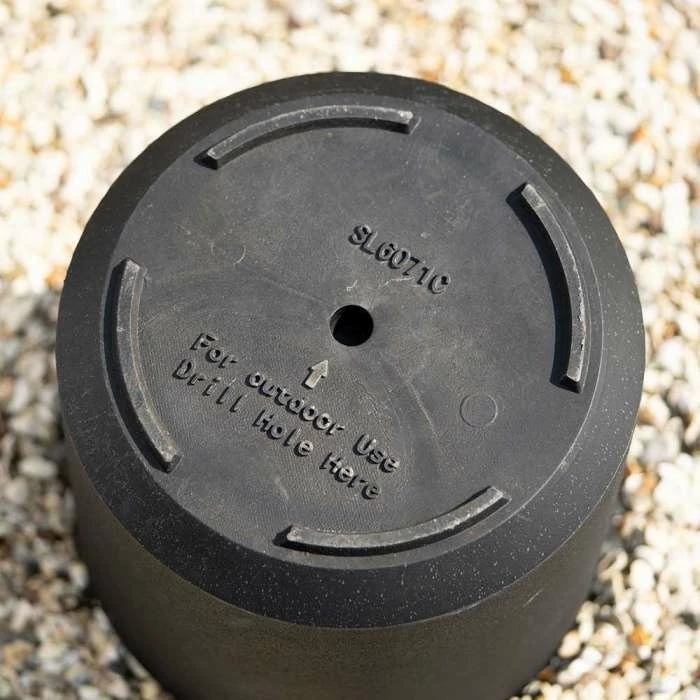 28cm Cylinder Planter in Black 5 28cm Cylinder Planter in Black - Image 5